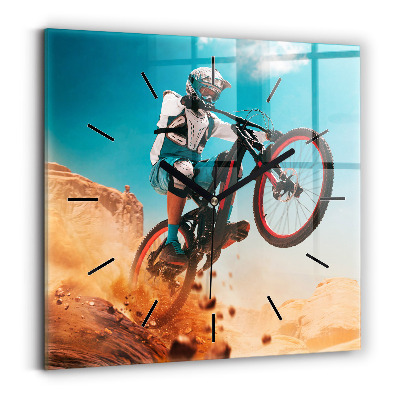 Szögletes fali üvegóra 30x30 Kaszkadőr és az adrenalin