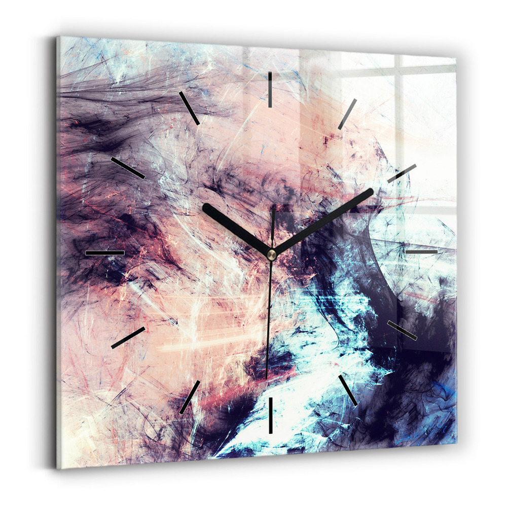 Szögletes fali üvegóra 30x30 Absztrakt kép
