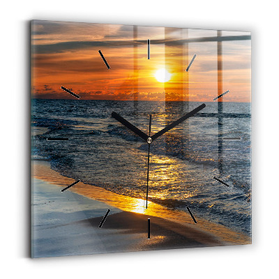 Szögletes fali üvegóra 30x30 Władysławowo Balti-tenger