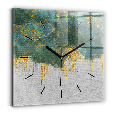 Négyzetes üvegóra 30x30 Dekoratív minta