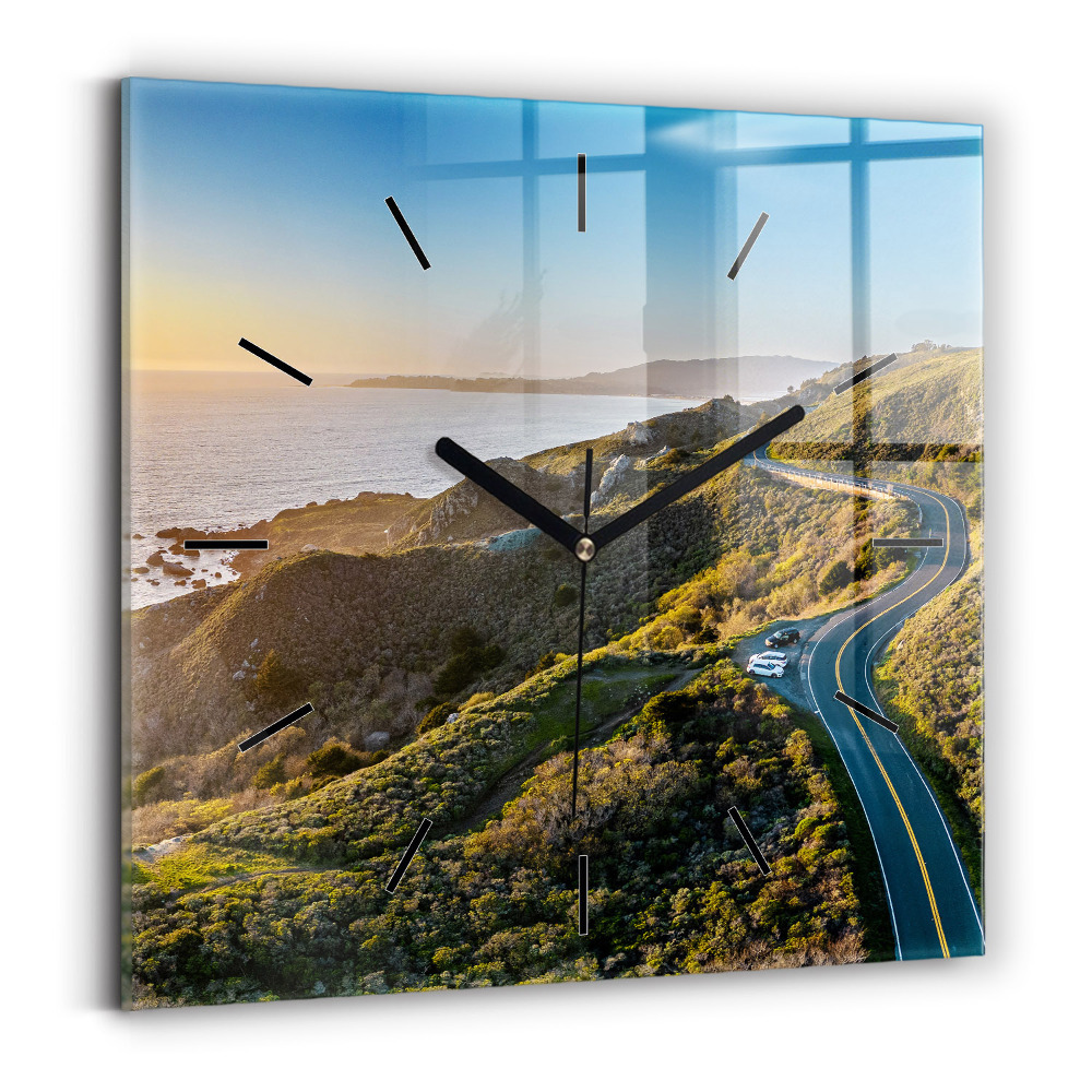 Négyzetes üvegóra 30x30 A San Francisco körüli út
