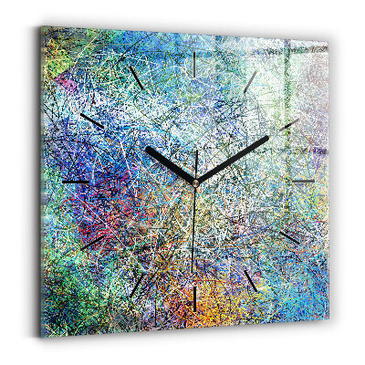 Négyzet alakú üvegóra 30x30 Absztrakció – érzelmek