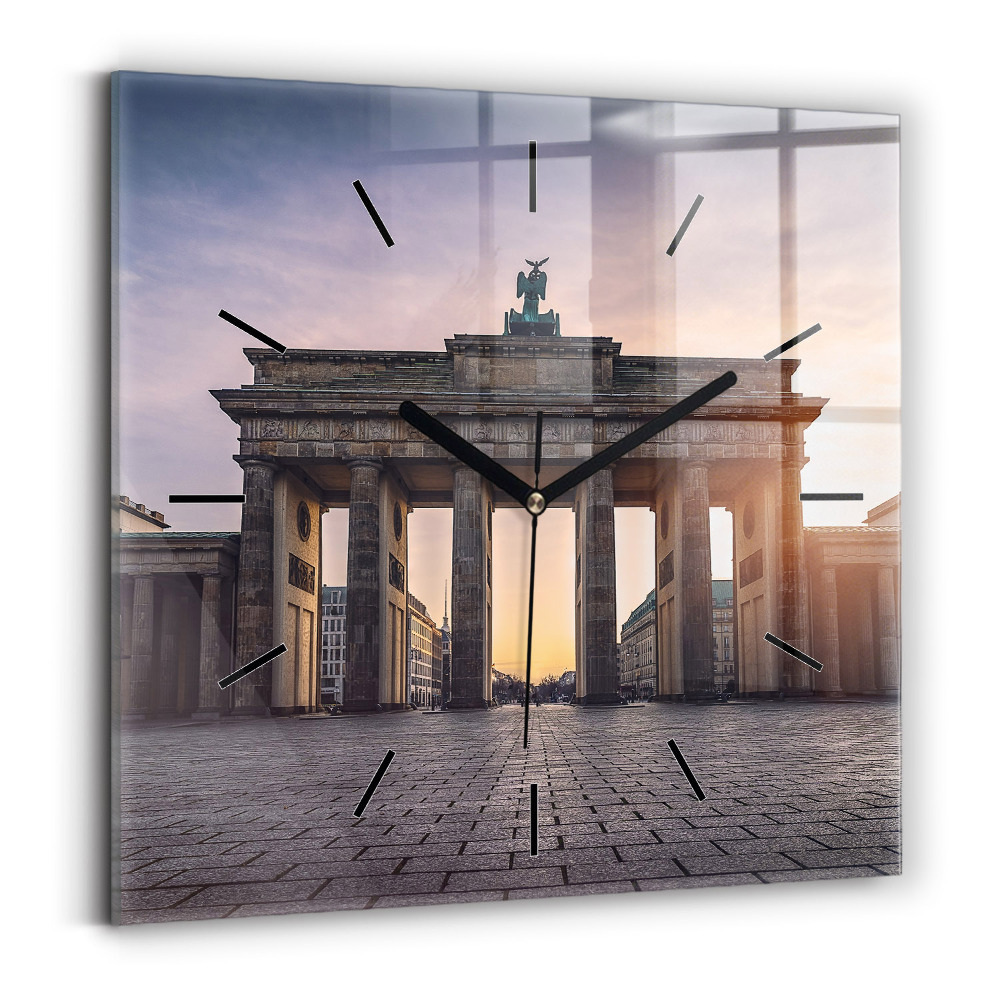 Szögletes fali üvegóra 30x30 Brandenburgi kapu