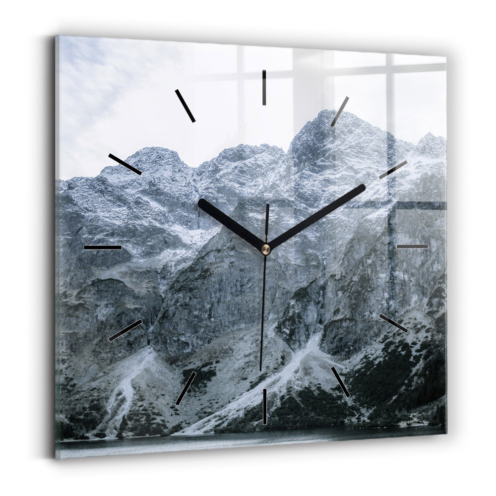 Négyzet alakú üvegóra 30x30 Morskie Oko a Tátrában