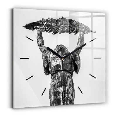 Négyzetes üvegóra 30x30 Szabadság-szobor Budapesten