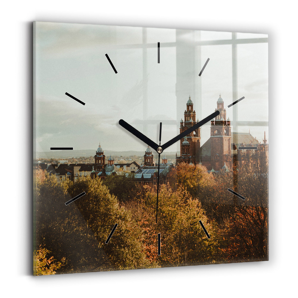 Szögletes fali üvegóra 30x30 Glasgow Művészeti Galéria