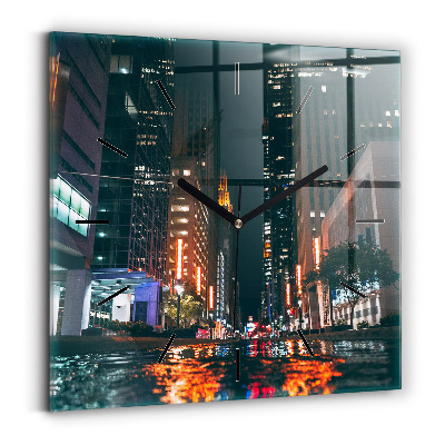 Szögletes üvegóra 30x30 Hilton Hotel Houstonban