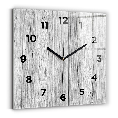 Szögletes üvegóra 30x30 Fa panelek