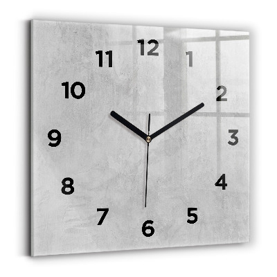 Négyzet alakú üvegóra 30x30 Kő fal