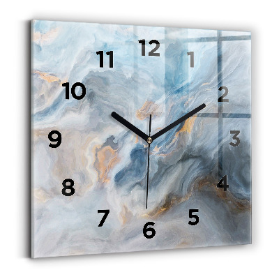 Szögletes fali üvegóra 30x30 Márvány minta