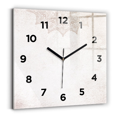 Szögletes fali üvegóra 30x30 Dekoratív minta