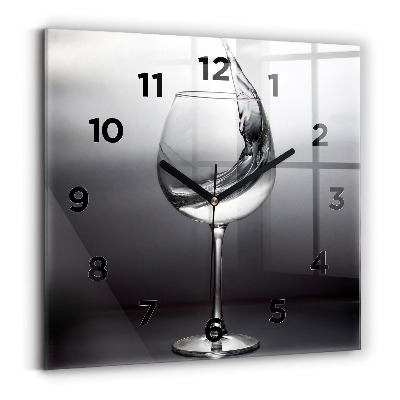 Szögletes fali üvegóra 30x30 Pohár bor