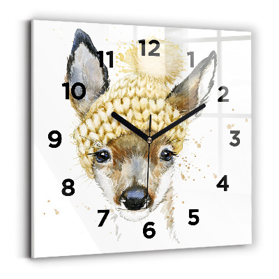 Szögletes üvegóra 30x30 Szarvas