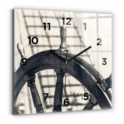 Négyzet alakú üvegóra 30x30 Ősi hajó