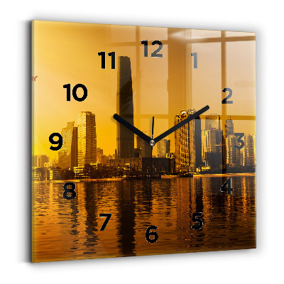 Szögletes fali üvegóra 30x30 Zhujiang folyó Kína