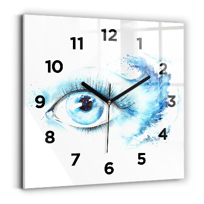 Szögletes üvegóra 30x30 Tengeri szem