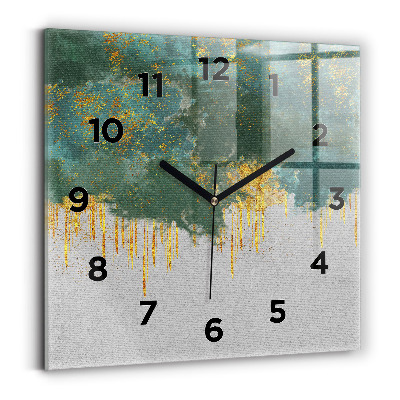 Négyzetes üvegóra 30x30 Dekoratív minta