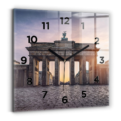 Szögletes fali üvegóra 30x30 Brandenburgi kapu