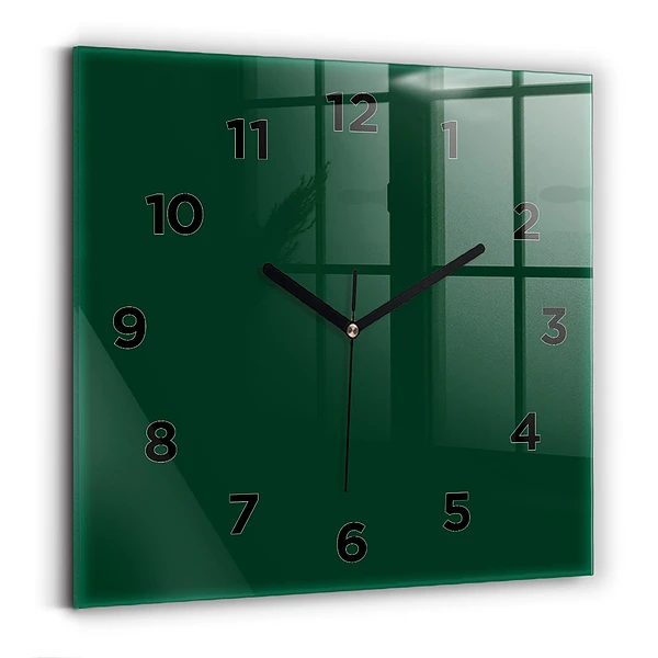 Szögletes fali üvegóra 30x30 Színe üveg zöld