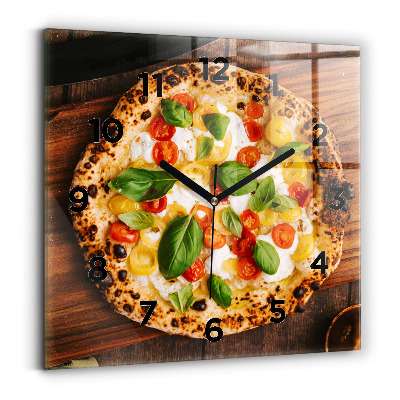 Szögletes üvegóra 30x30 Olasz pizza