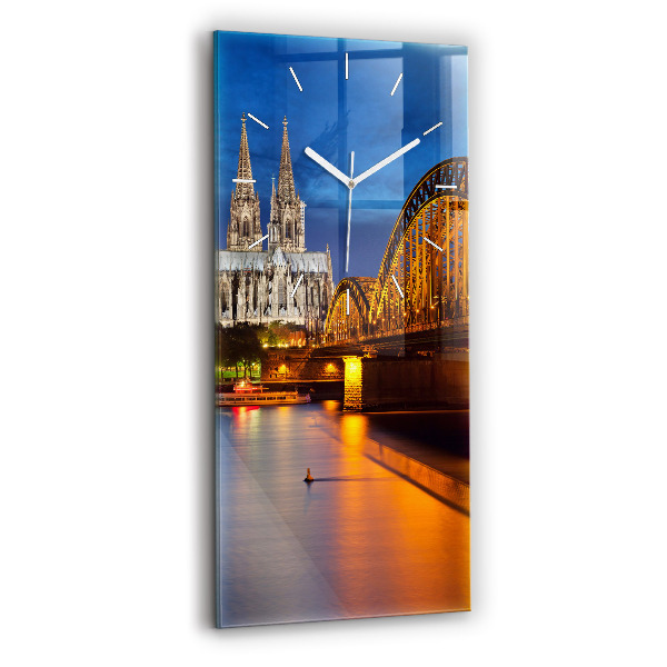 Négyszögletes üvegóra 30x60 Híd Németországban
