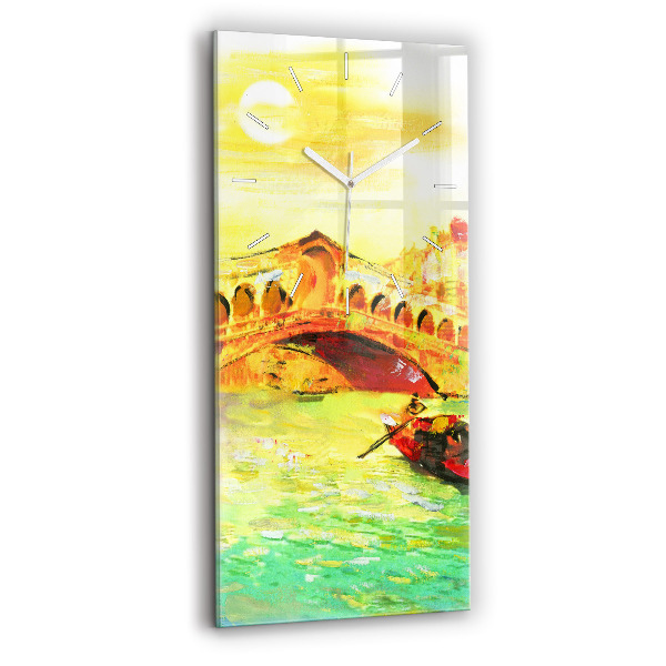Téglalap alakú üvegóra 30x60 Velence Rialto híd