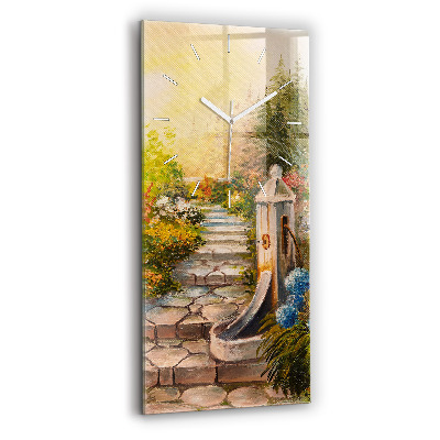 Négyszögletes üvegóra 30x60 Olaj összetétele az erdőben