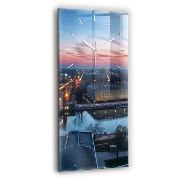 Függőleges üvegóra 30x60 Wrocław egy drónról
