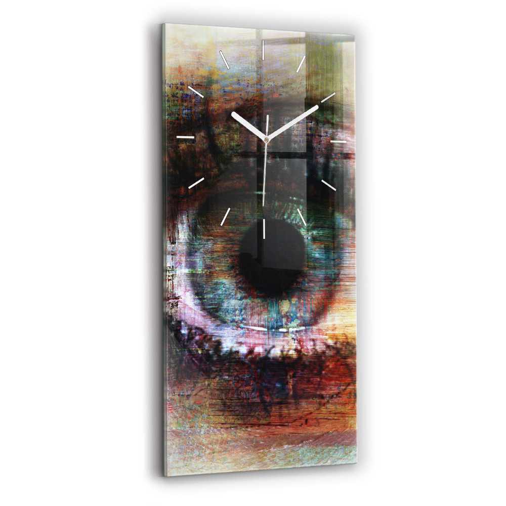 Négyszögletes üvegóra 30x60 Street Art Eye