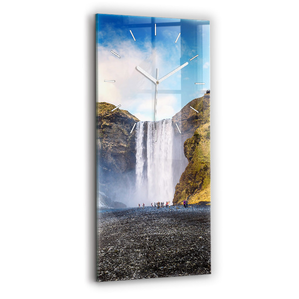 Téglalap alakú üvegóra 30x60 Vízesés Izlandon
