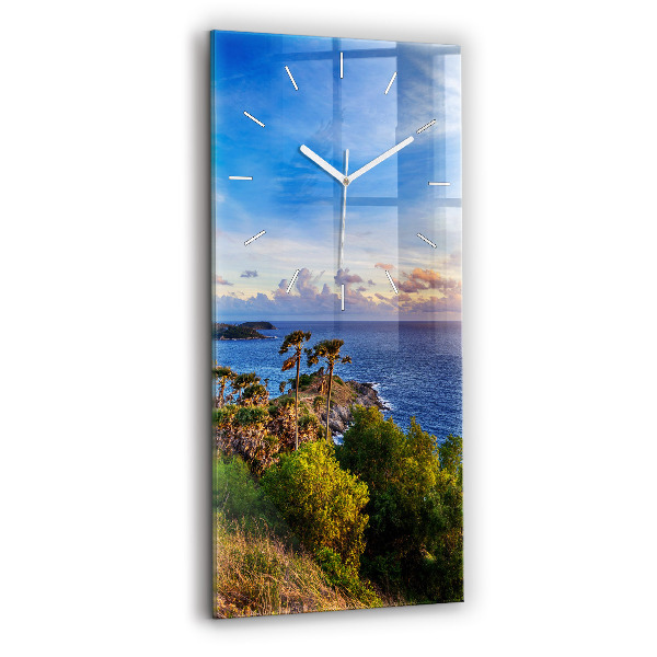 Négyszögletes fali üvegóra 30x60 Phuket Thaiföldön