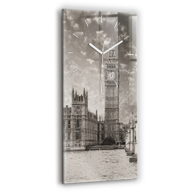 Függőleges üvegóra 30x60 London Anglia Big Ben