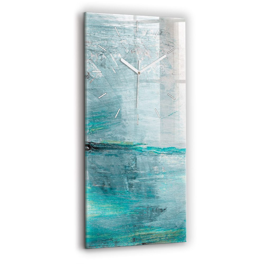 Négyszögletes fali üvegóra 30x60 Olaj textúra absztrakció