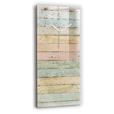 Négyszögletes üvegóra 30x60 Színes táblák