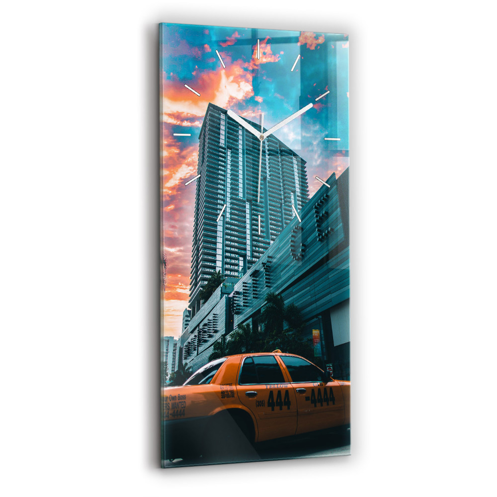 Négyszögletes üvegóra 30x60 Miami, Florida