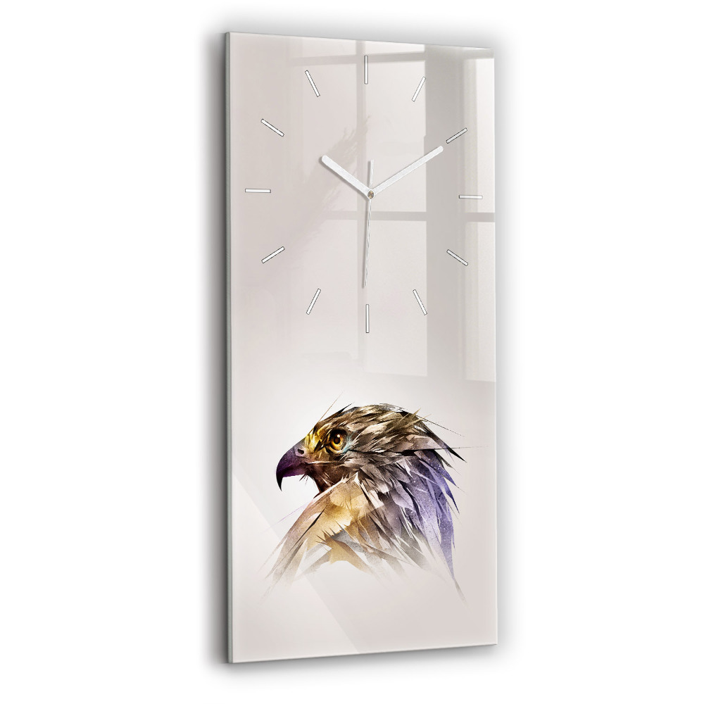 Négyszögletes fali üvegóra 30x60 Ragadozó madara