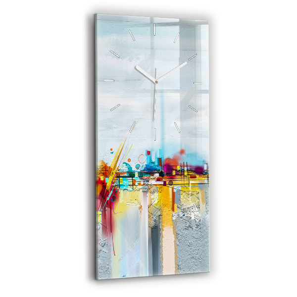 Téglalap alakú üvegóra 30x60 Absztrakt olaj táj