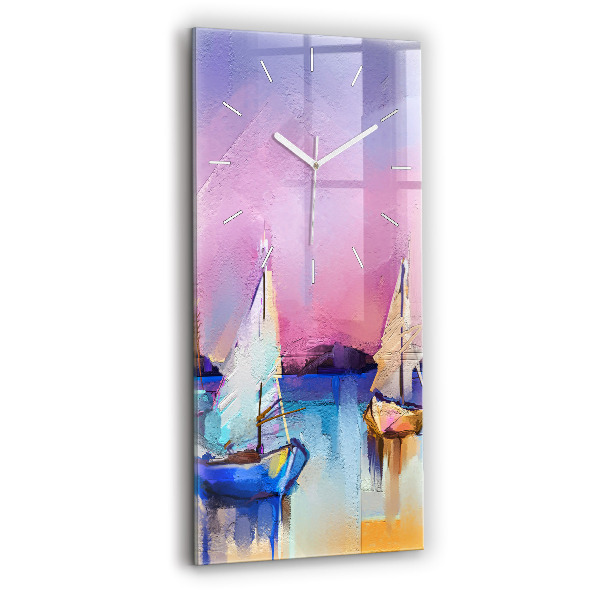 Téglalap alakú üvegóra 30x60 Tengeri tájkép