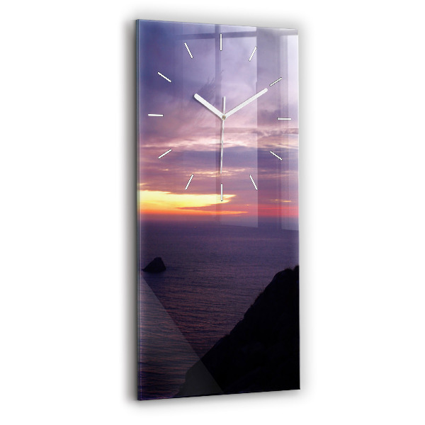 Négyszögletes fali üvegóra 30x60 Kőfej