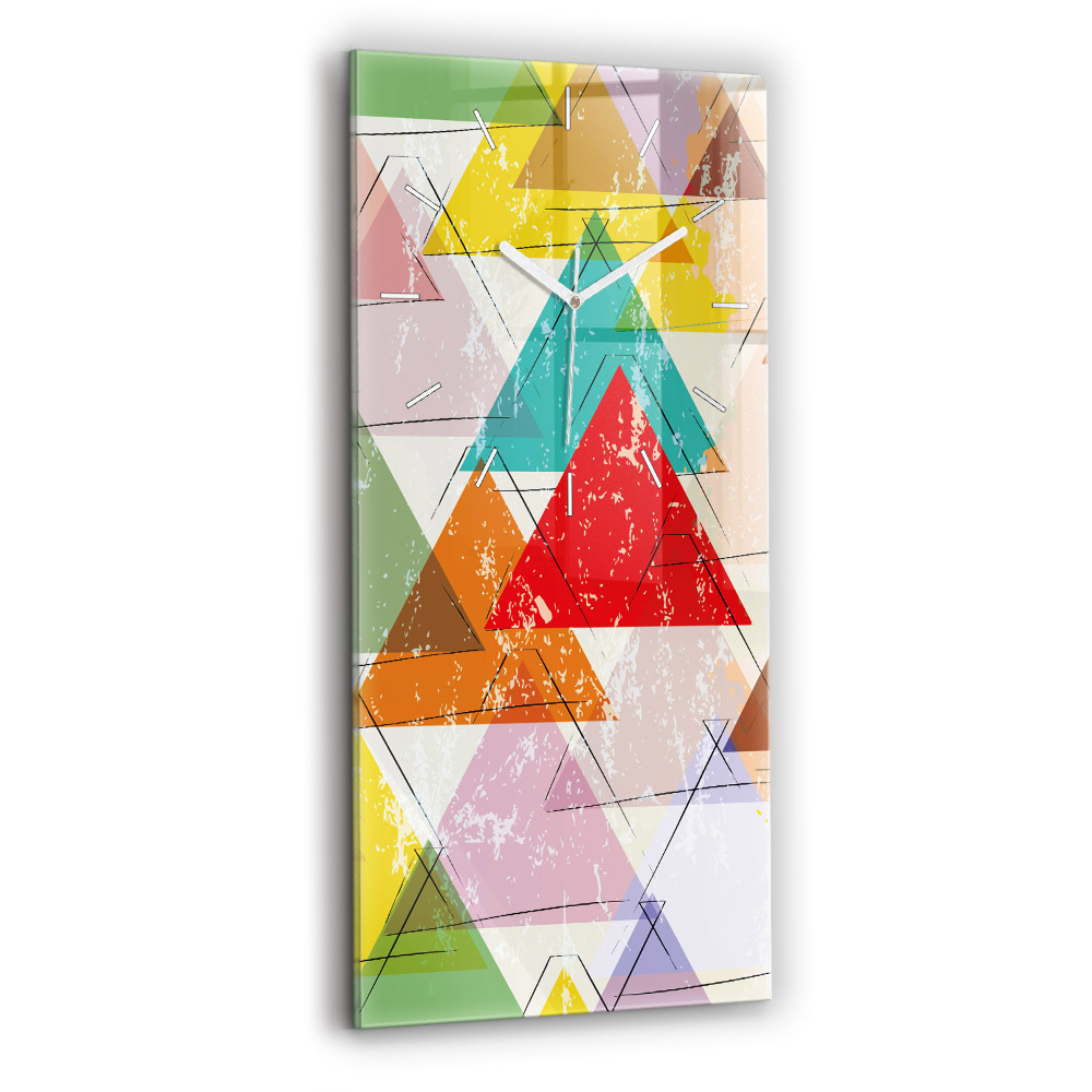 Függőleges üvegóra 30x60 Geometriai háromszögek