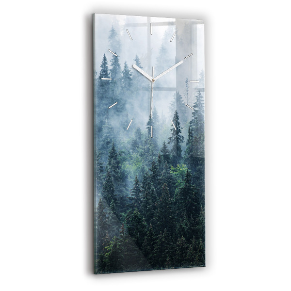 Függőleges üvegóra 30x60 Ködös hegyi táj