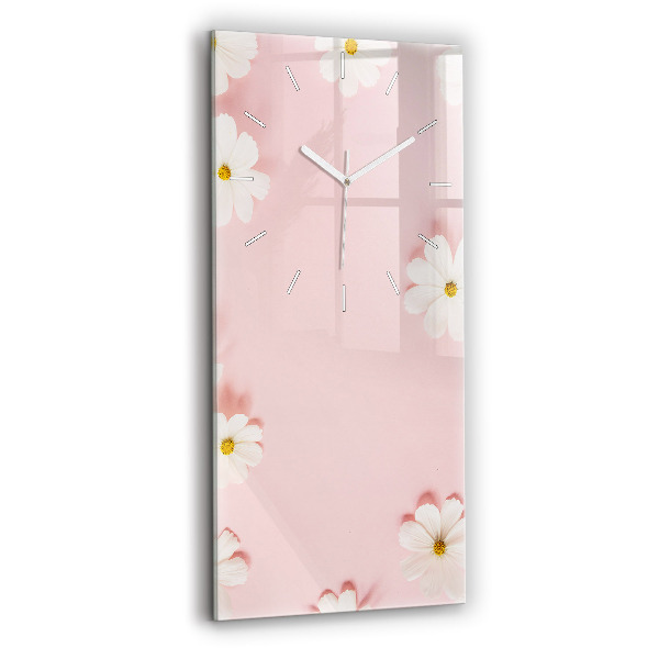 Téglalap alakú üvegóra 30x60 Százszorszép virágok