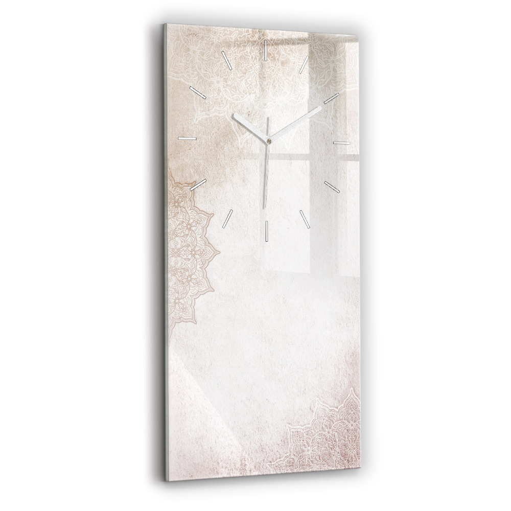 Négyszögletes fali üvegóra 30x60 Dekoratív minta
