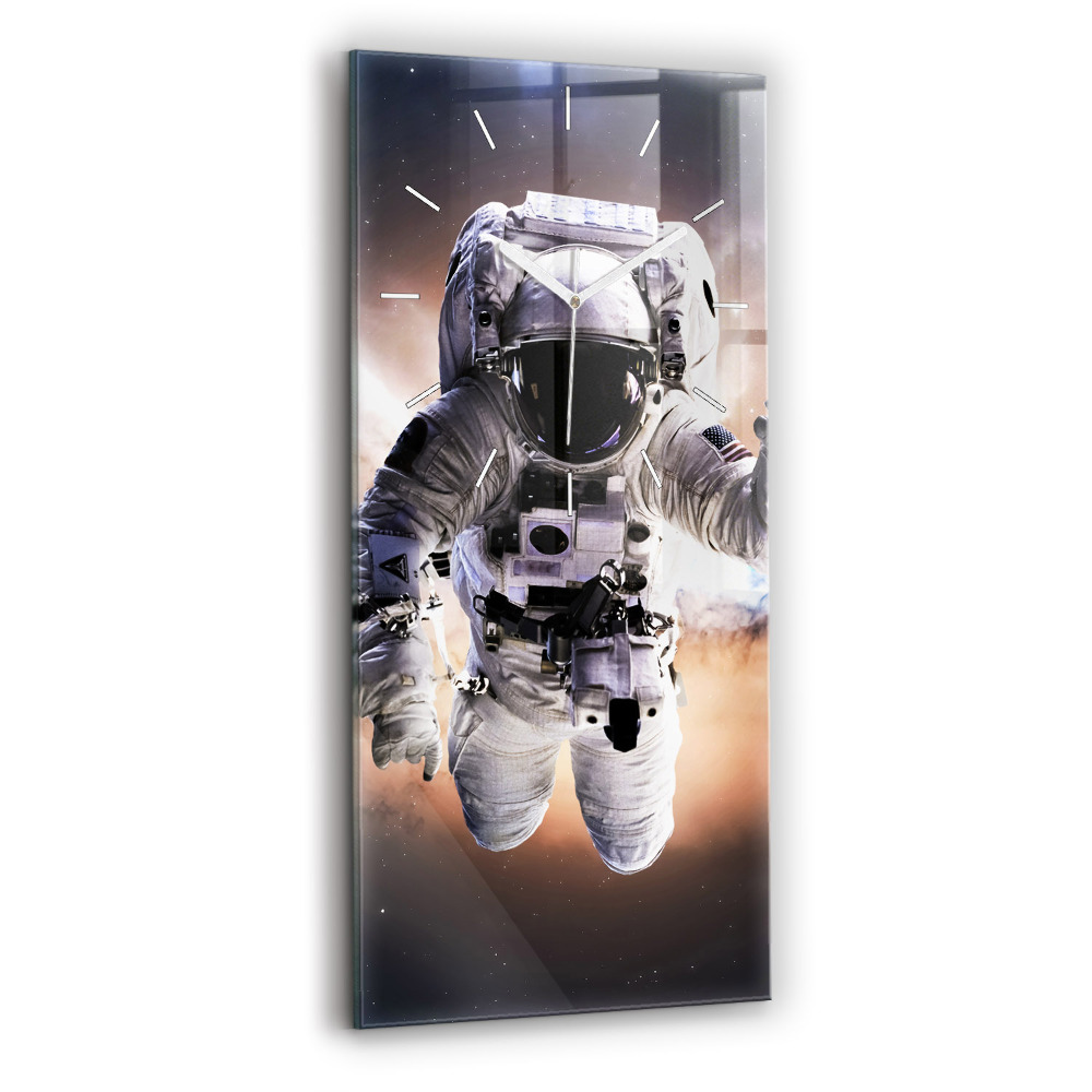 Függőleges üvegóra 30x60 Űrhajós az űrben