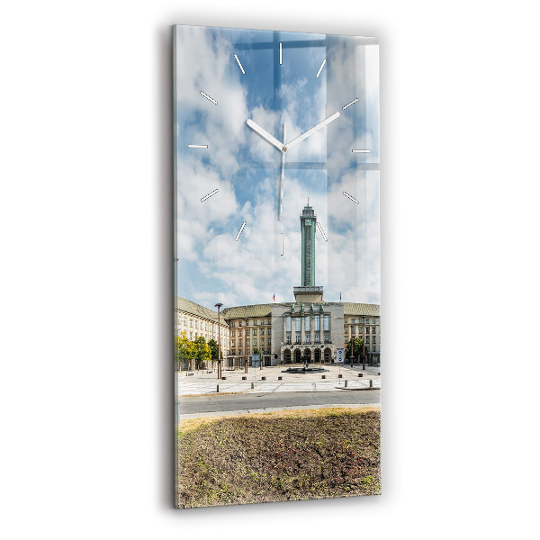 Téglalap alakú üvegóra 30x60 Panoráma Ostrava városára