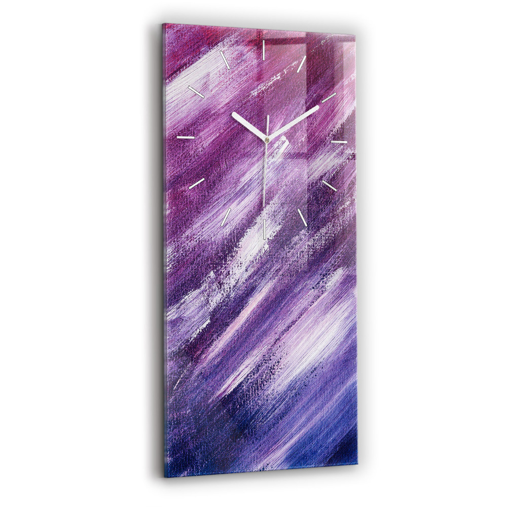 Téglalap alakú üvegóra 30x60 Textúra akril festékkel