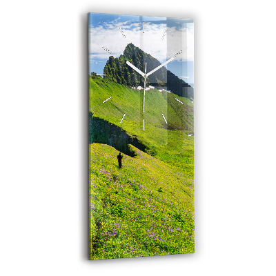 Négyszögletes üvegóra 30x60 Hornstrandir izlandi rezervátum