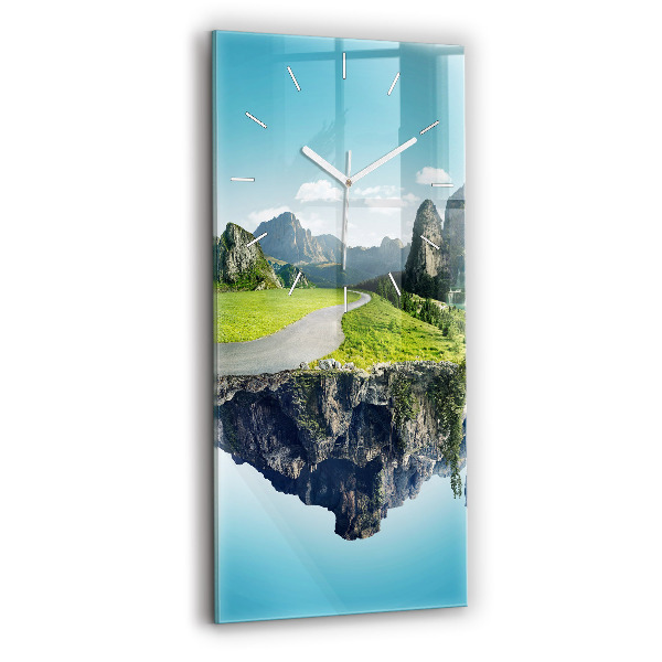 Négyszögletes fali üvegóra 30x60 repülő sziget
