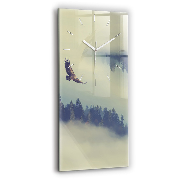 Függőleges üvegóra 30x60 Ködös sas-erdő