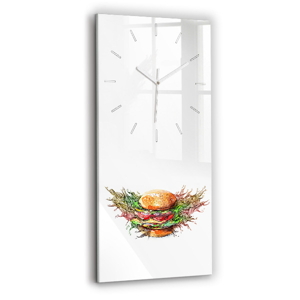 Függőleges üvegóra 30x60 XXL sajtos burger